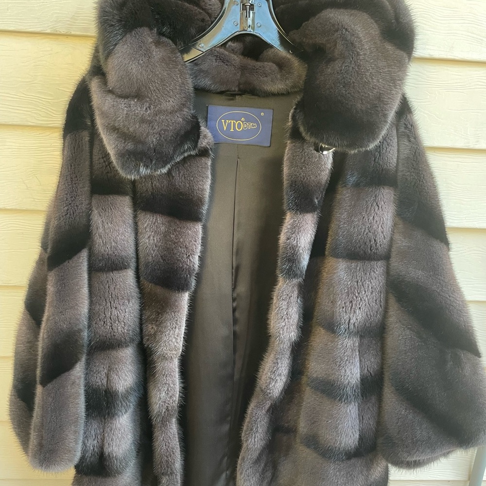 VTO DTM Mink Fur Coat Size 42